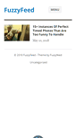 Mobile Screenshot of fuzzyfeed.com
