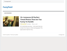 Tablet Screenshot of fuzzyfeed.com